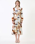 SIXDO G-Brown Woven Loose Dress